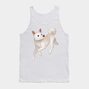 Cozy Shiba Inu (Cream Variant) Tank Top